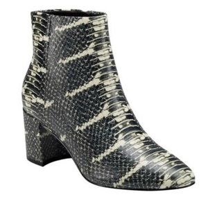 Marc Fisher LTD Snakeskin Embossed Bootie